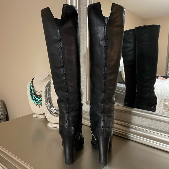 Michael Kors Tall Leather Boots - Picture 2 of 9